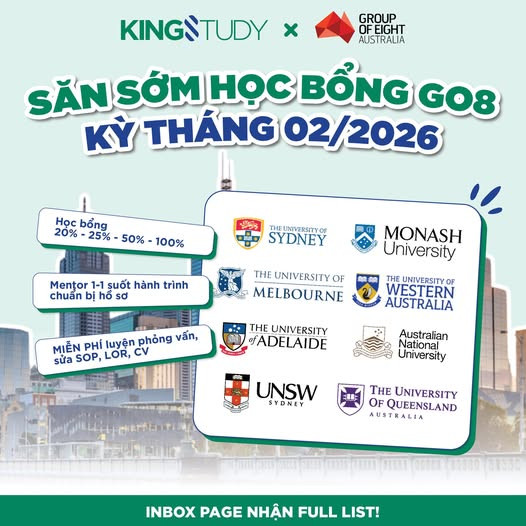 Săn Học Bổng Du Học Úc