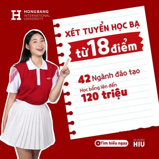 Xét Tuyển Học Bạ từ 18 Điểm