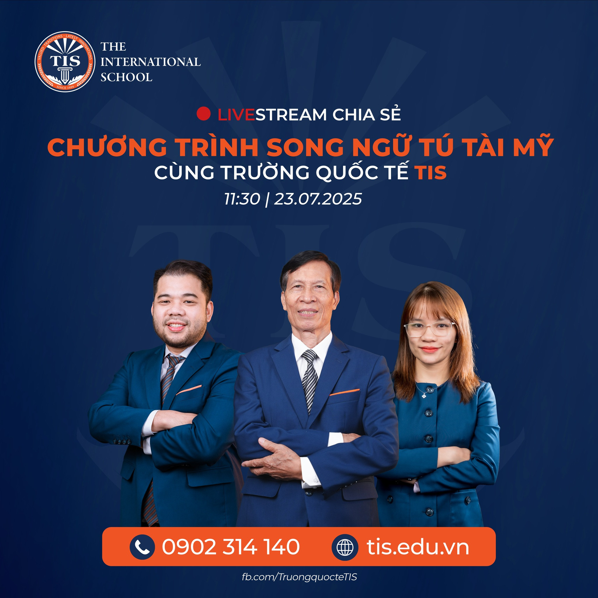 TIS LIVESTREAM #2: Cập nhật thông tin mới nhất về Chương trình Song ngữ Tú tài Mỹ