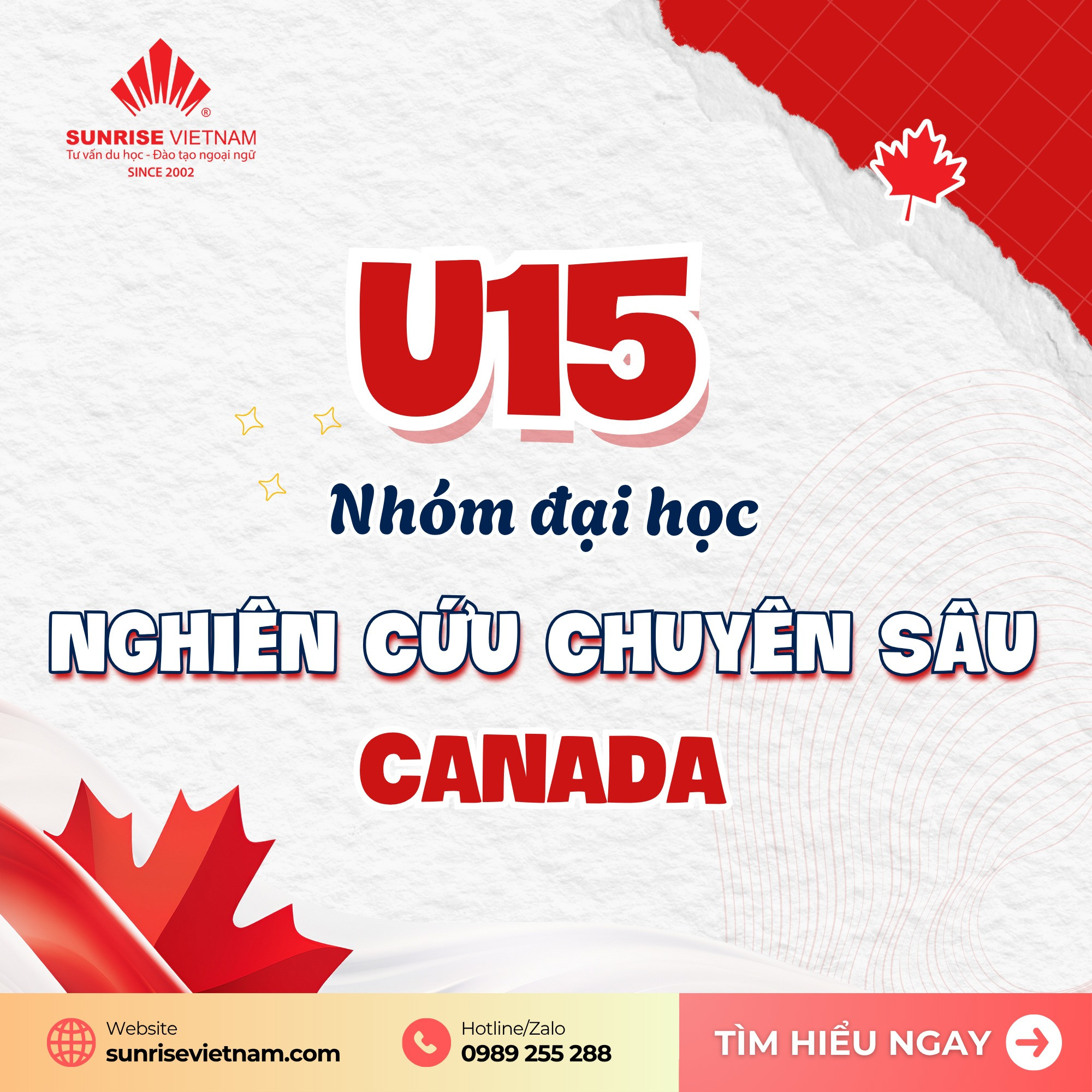 NHÓM 15 ĐẠI HỌC NGHIÊN CỨU HÀNG ĐẦU CANADA