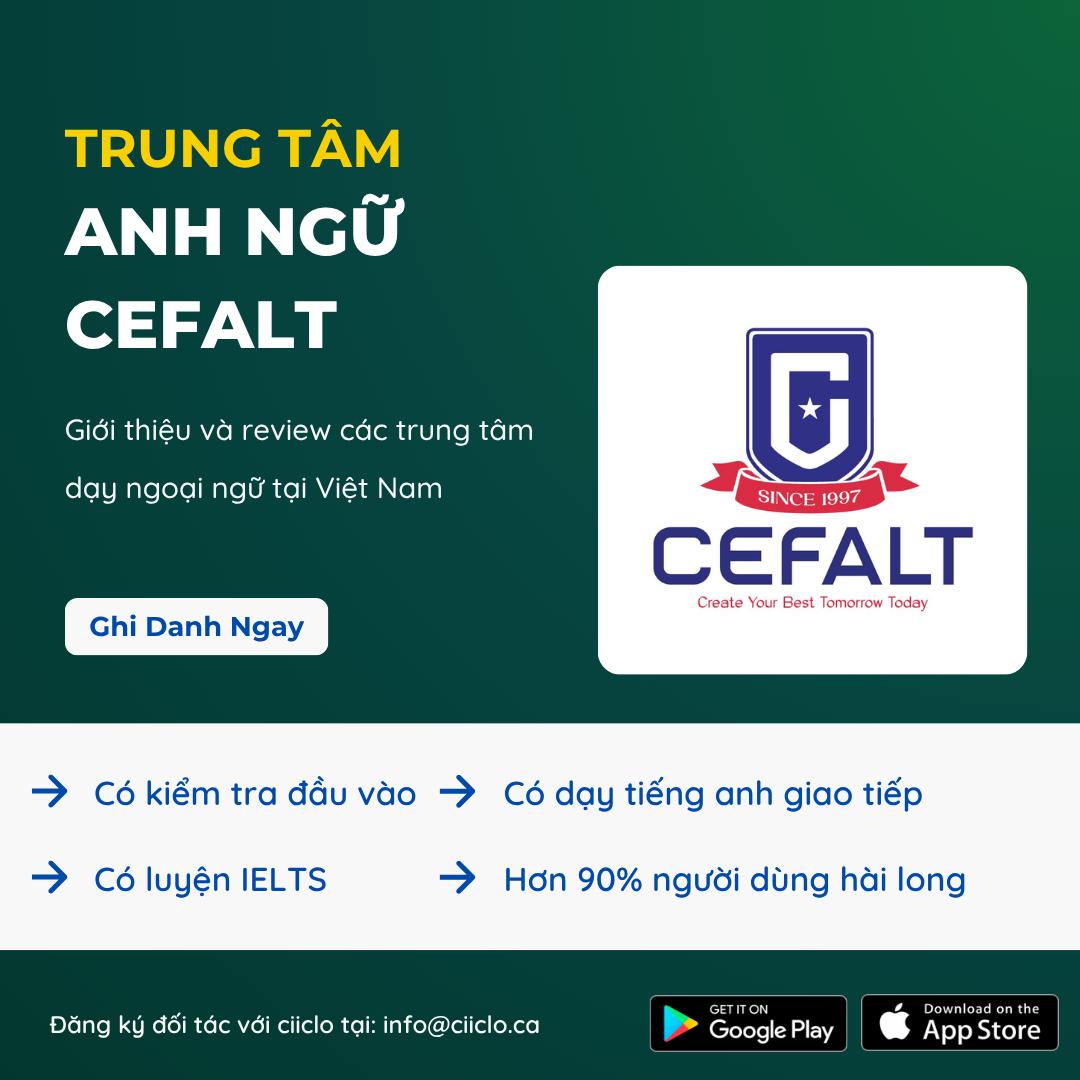Học IELTS tại CEFALT Center