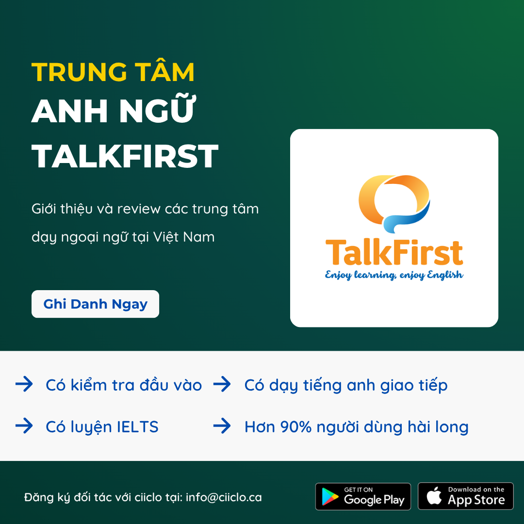 Học IELTS tại TalkFirst