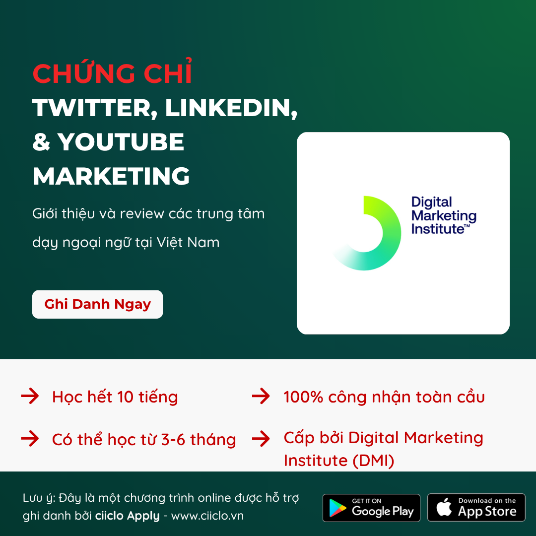 Twitter, LinkedIn, and YouTube Marketing Certificate