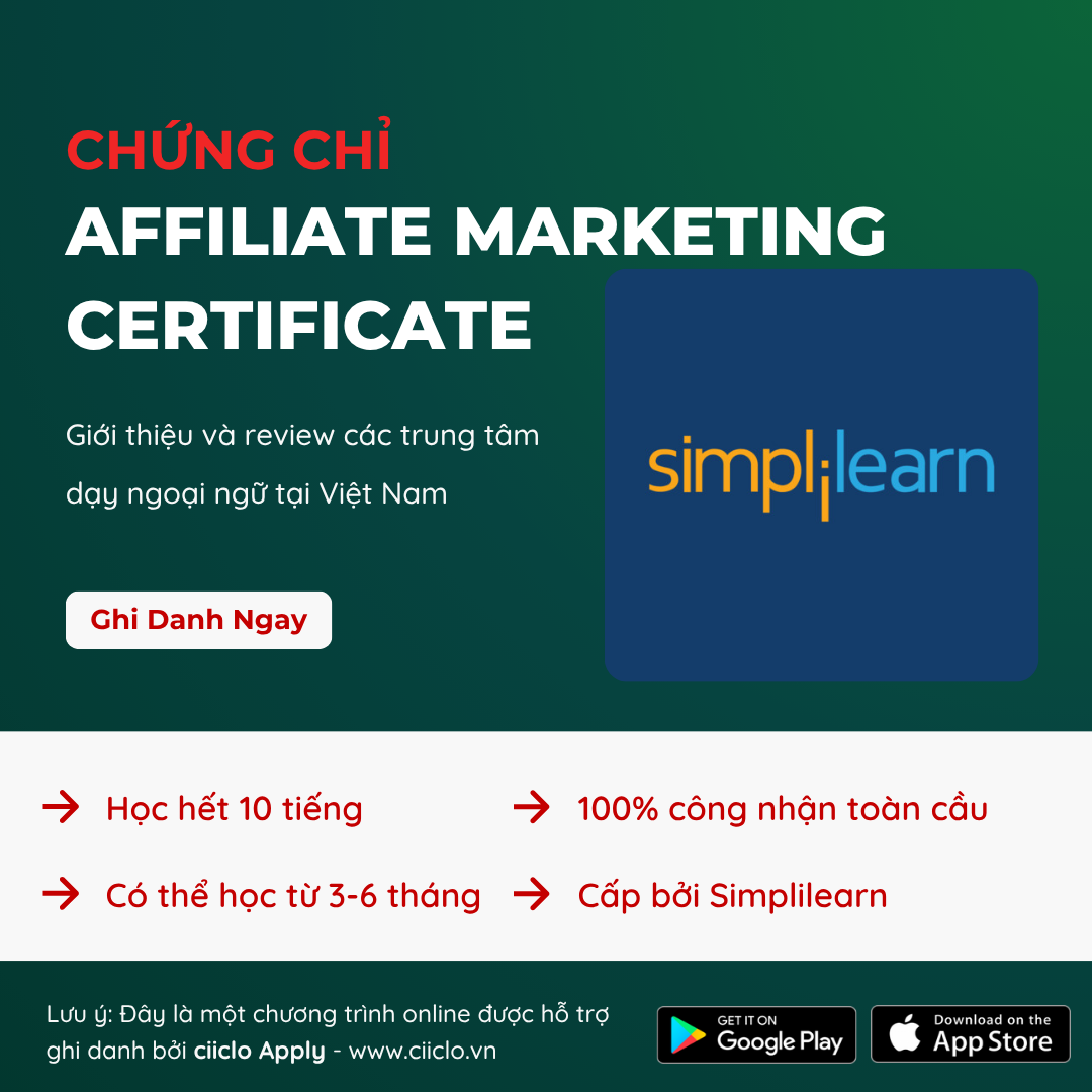 Affiliate Marketing Certificate