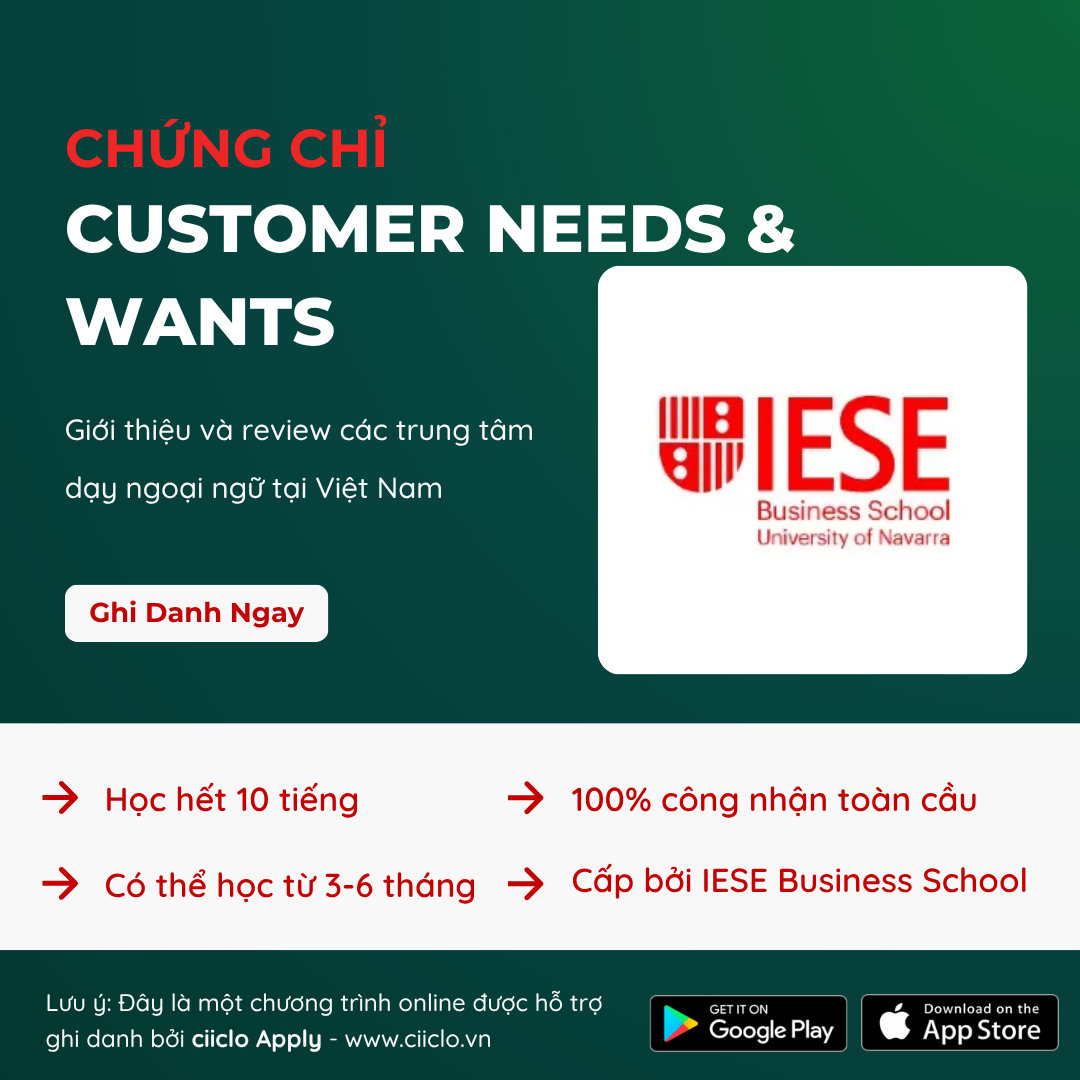 Marketing: Customer Needs and Wants