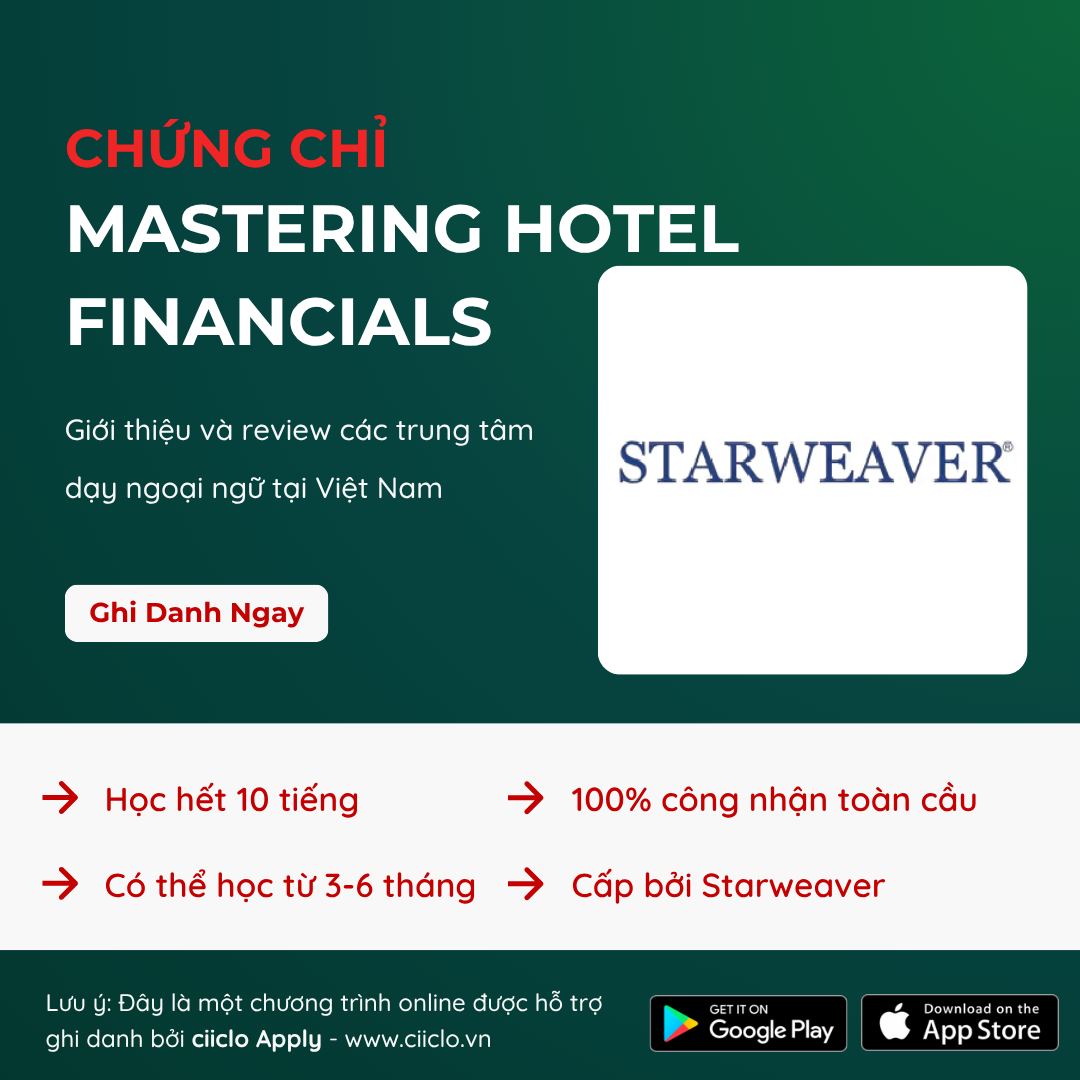 Mastering Hotel Financials Certificate