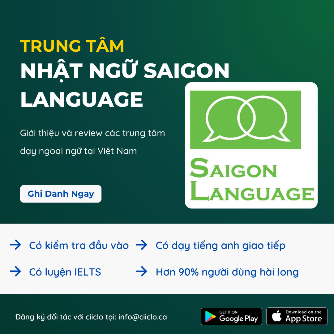 Học tiếng Nhật tại Saigon Language