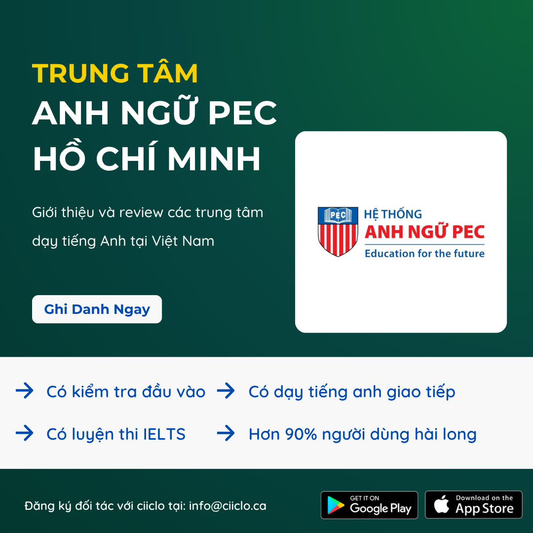 Học IELTS tại Anh ngữ PEC Hồ Chí Minh