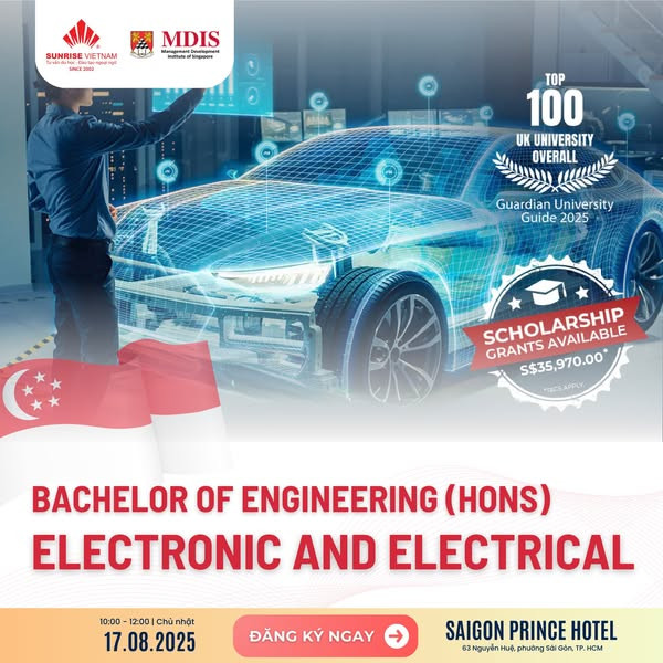Du học ngành Electronic and Electrical tại Singapore