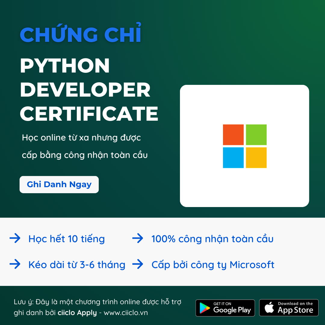 Microsoft Python Development Certificate