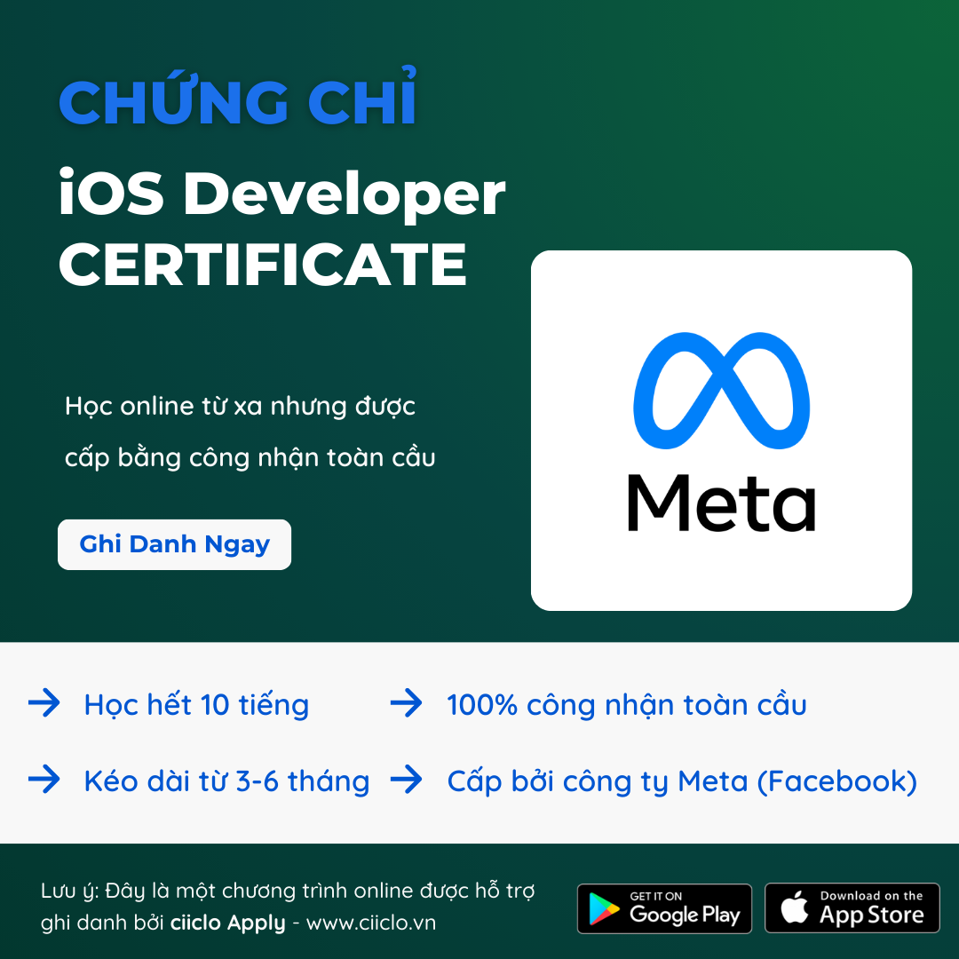 Meta iOS Developer Certificate