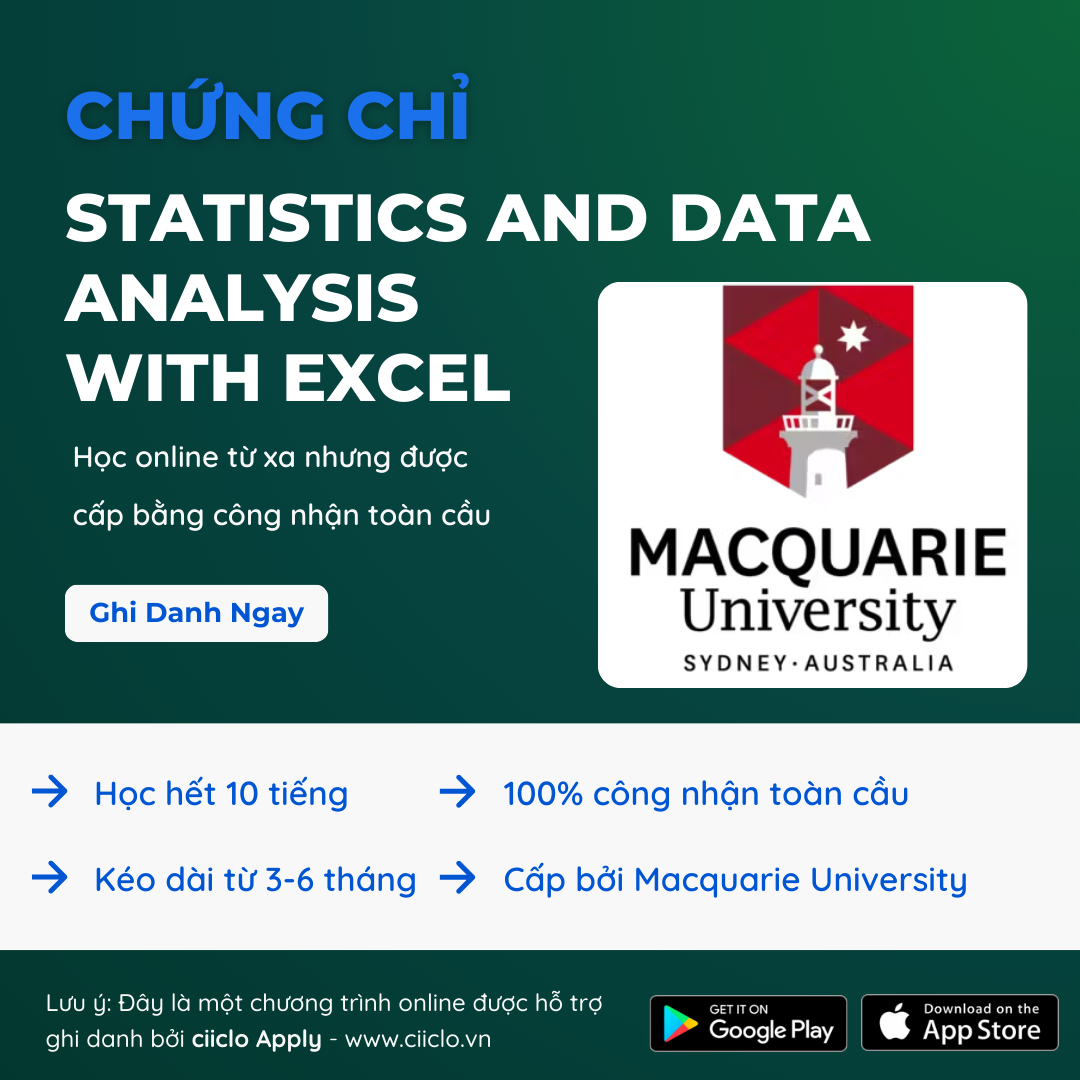 Statistics and Data Analysis with Excel Specialization