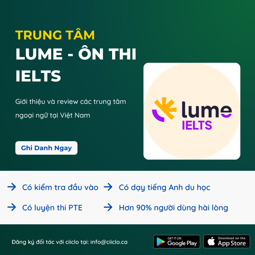 Nền tảng học tiếng Anh Lume Test