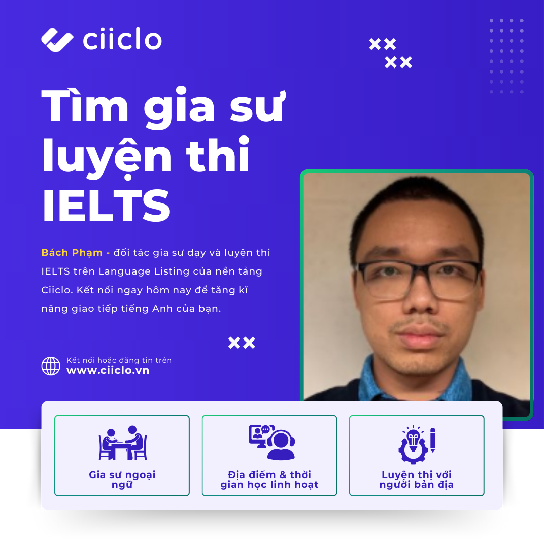 Gia Sư Luyện Thi IELTS Tại Nhà hoặc Online