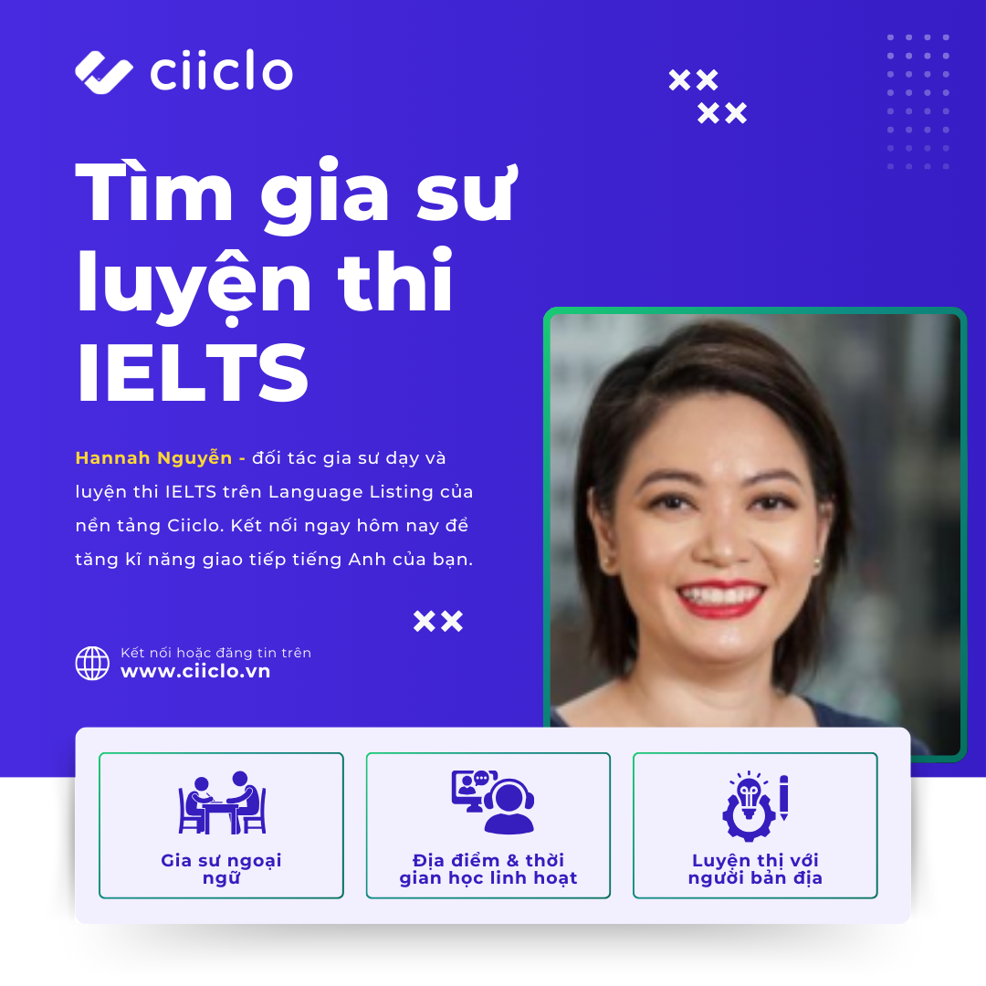 Gia Sư Luyện Thi IELTS Tại Nhà hoặc Online
