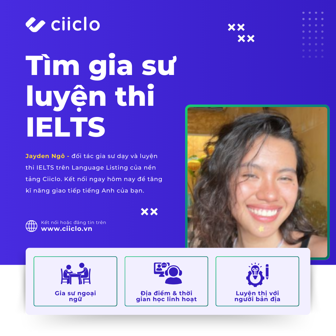 Gia Sư Luyện Thi IELTS Tại Nhà hoặc Online