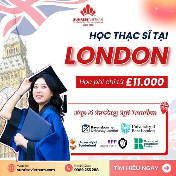 Du Học Anh cùng Sunrise Vietnam