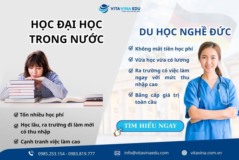 Du Học Nghề Đức cùng Vita Vina Edu