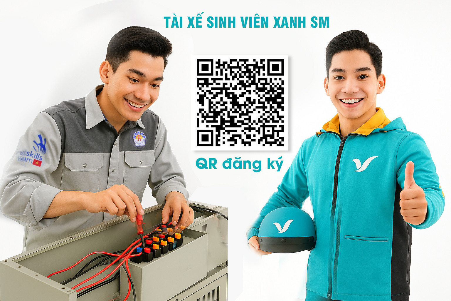 Tuyển Tài xế Sinh viên Xanh SM: Thu nhập 10 triệu/tháng, có xe điện xịn đi học! (Ưu tiên HNIVC)