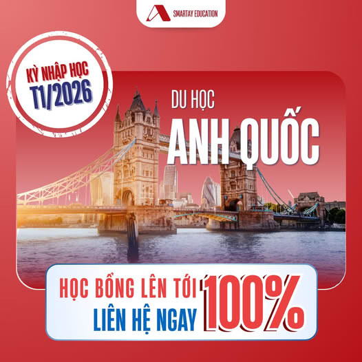 Du học Anh 2026 cùng Smartay Education Vietnam