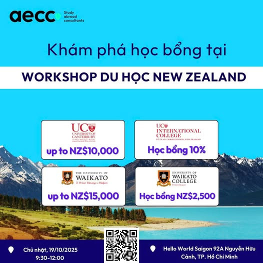 Du Học New Zealand cùng AECC Global Việt Nam
