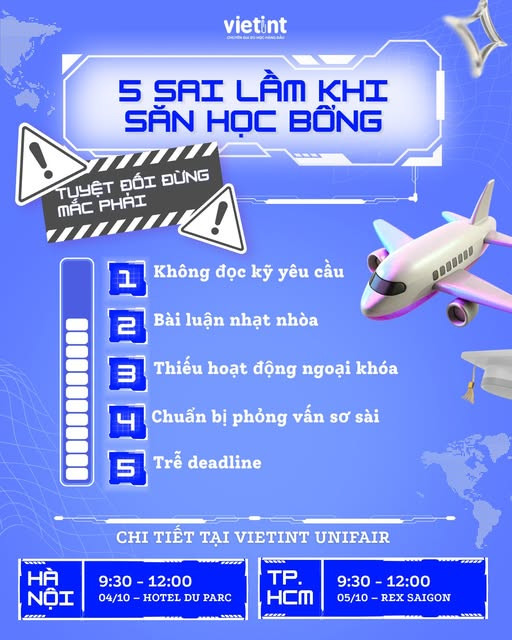 5 Sai Lầm Khi Săn Học Bổng
