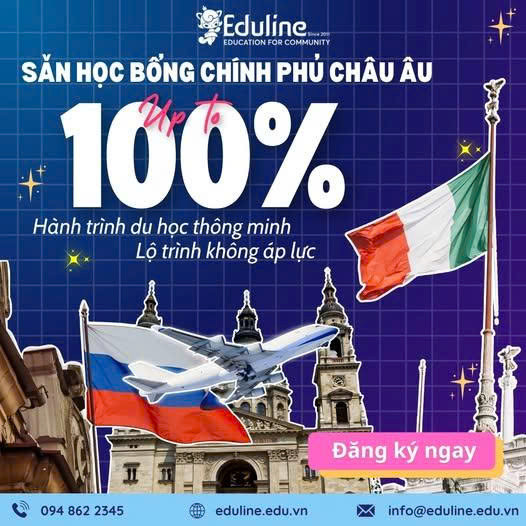 Học bổng Chính phủ Châu Âu 100%: Lộ trình vàng chinh phục Toàn phần tại Hungary, Nga, Italy