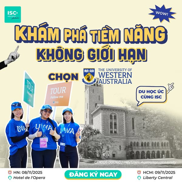 Du Học Úc 2026 – Khám Phá The University of Western Australia (UWA)