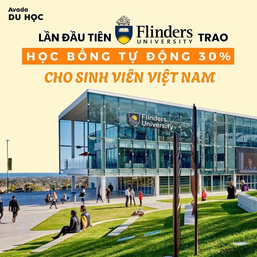 Du Học Úc 2026: Flinders University Trao Học Bổng Tự Động 30%