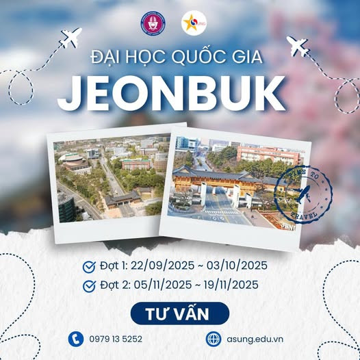 Du Học Hàn Quốc tại Trường Jeonbuk National University